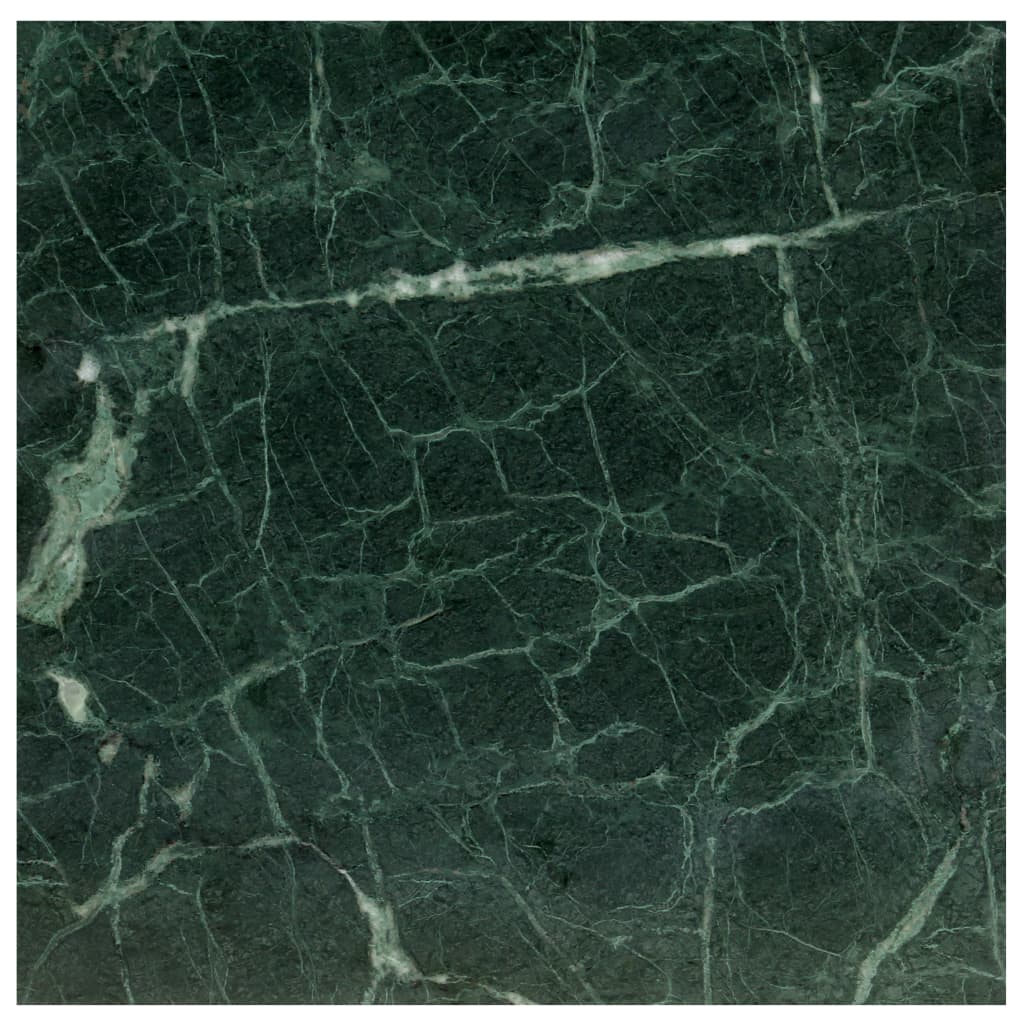 Tavolino da Salotto Verde 60x60x35 cm Pietra Vera Testura Marmo