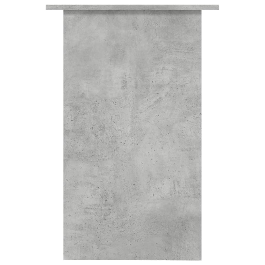 Scrivania Grigio Cemento 90x50x74 cm in Legno Multistrato