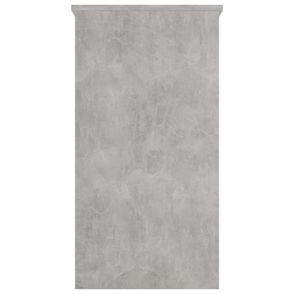 Scrivania Grigio Cemento 80x40x75 cm in Legno Multistrato