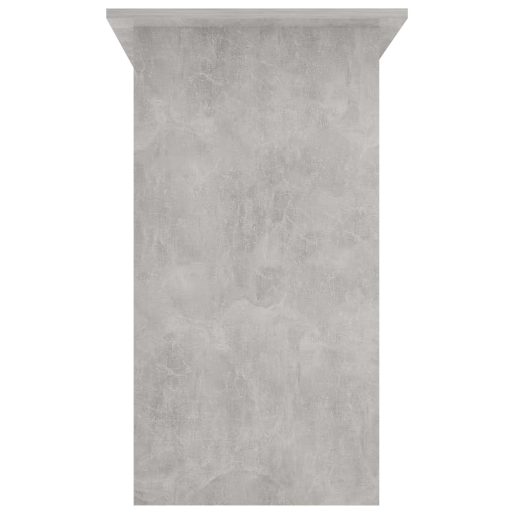 Scrivania Grigio Cemento 80x45x74 cm in Legno Multistrato