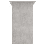 Scrivania Grigio Cemento 80x45x74 cm in Legno Multistrato