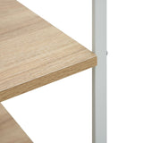 Mobile Microonde Bianco Rovere 60x39,6x79,5cm Legno Multistrato