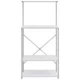 Mobile per Microonde Bianco 60x39,6x123 cm Legno Multistrato