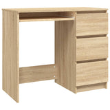 Scrivania Rovere Sonoma 90x45x76 cm in Legno Multistrato