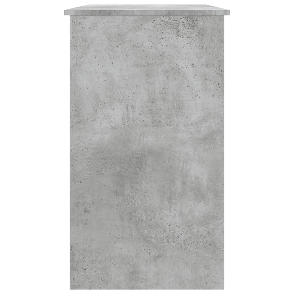 Scrivania Grigio Cemento 90x45x76 cm in Legno Multistrato