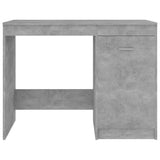 Scrivania Grigio Cemento 100x50x76 cm in Legno Multistrato