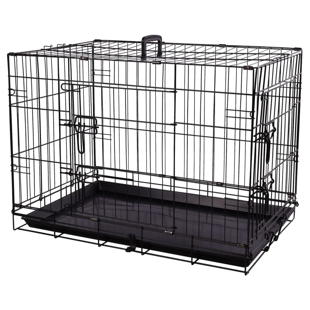 FLAMINGO Metal Cage for Animals Sliding Door Mezo M 47x77x55cm