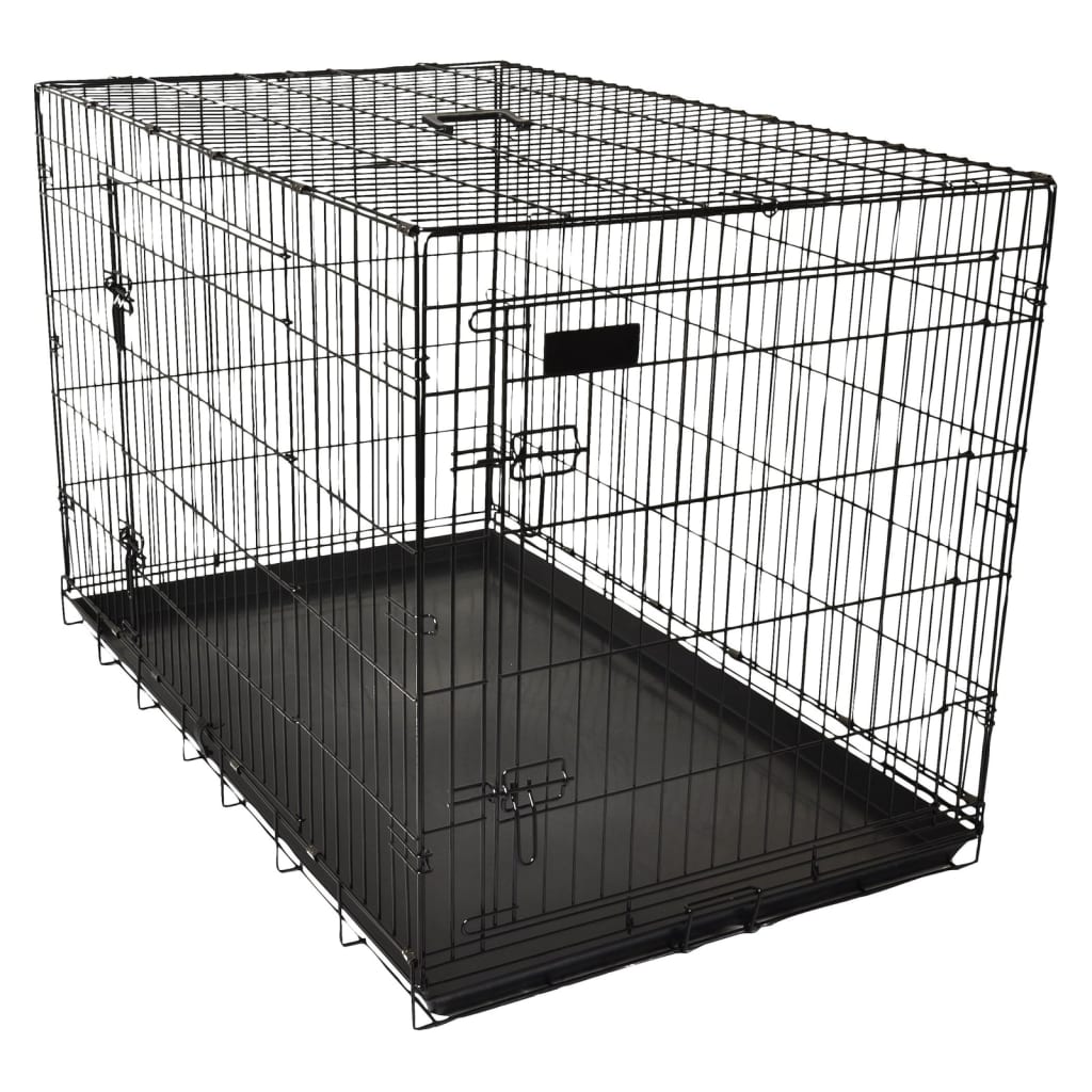 FLAMINGO Metal Cage for Animals Sliding Door Mezo M 47x77x55cm