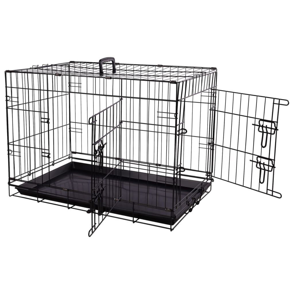 FLAMINGO Metal Cage for Animals Sliding Door Mezo M 47x77x55cm