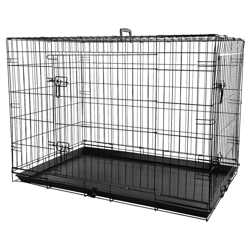 FLAMINGO Metal Animal Cage Sliding Door Mezo XL 70x109x77 cm