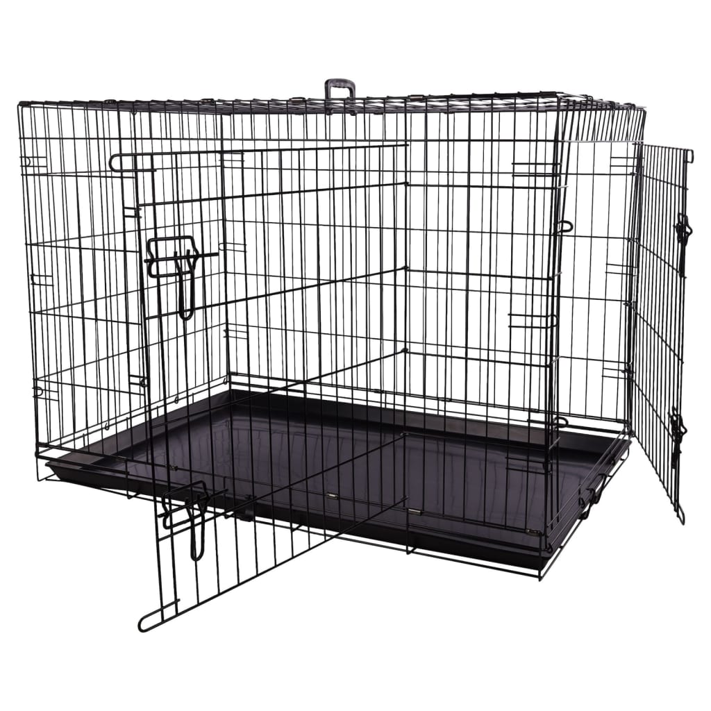 FLAMINGO Metal Animal Cage Sliding Door Mezo XL 70x109x77 cm