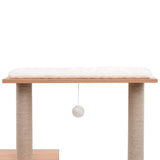 Albero per Gatti con Tappeto Tiragraffi in Sisal 104 cm