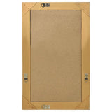 Specchio da Parete Stile Barocco 50x80 cm Oro