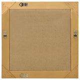 Specchio da Parete Stile Barocco 60x60 cm Oro