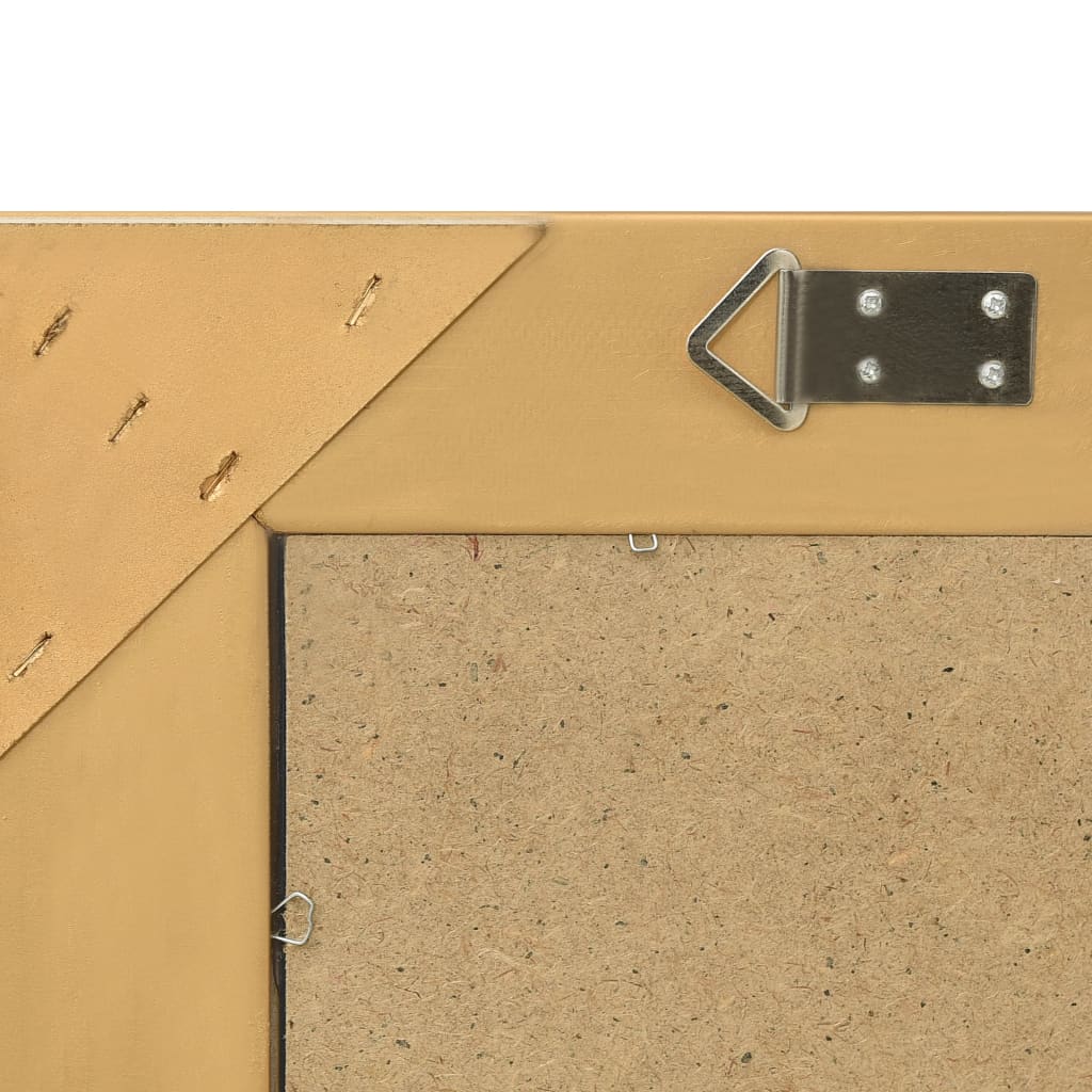 Specchio da Parete Stile Barocco 60x60 cm Oro