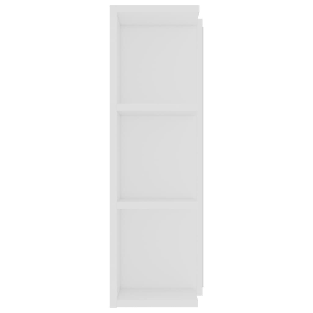 Armadio da Bagno Bianco 80x20,5x64 cm in Legno Multistrato