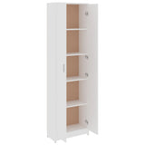 Armadio per Ingresso Bianco 55x25x189 cm in Legno Multistrato