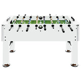 Tavolo Calcio Balilla in Acciaio 60 kg 140x74,5x87,5 cm Bianco