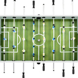 Tavolo Calcio Balilla in Acciaio 60 kg 140x74,5x87,5 cm Bianco