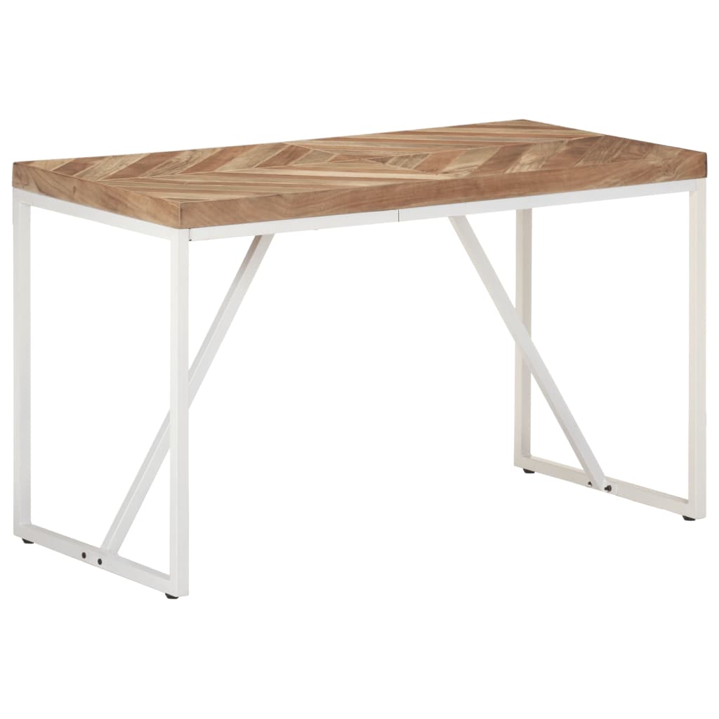 Tavolo da Pranzo 120x60x76 cm Legno Massello di Acacia e Mango