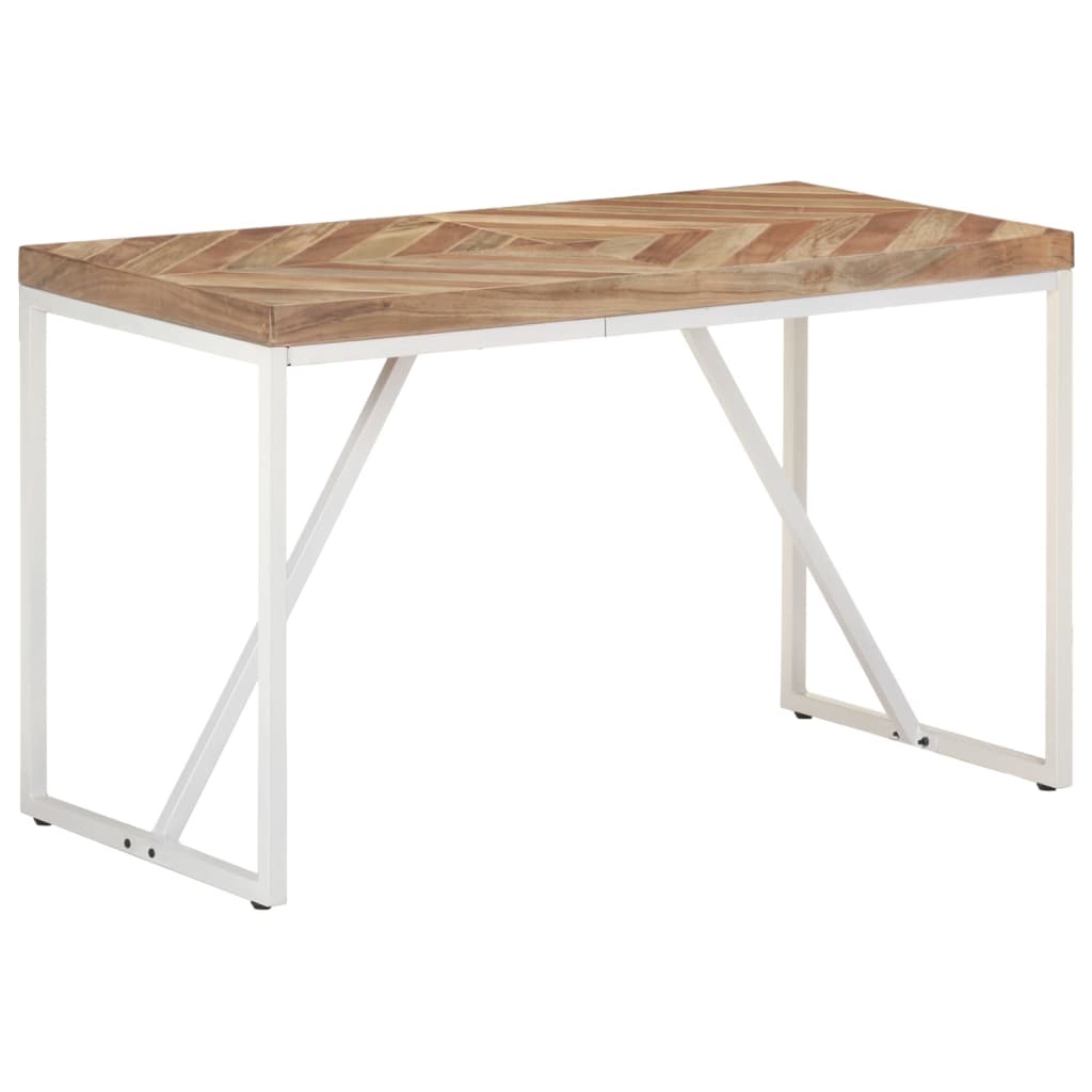 Tavolo da Pranzo 120x60x76 cm Legno Massello di Acacia e Mango