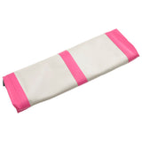 Tappetino Ginnastica Gonfiabile con Pompa 500x100x15cm PVC Rosa