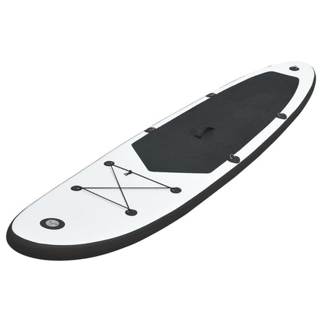 Set Tavola da SUP Gonfiabile Nero e Bianco