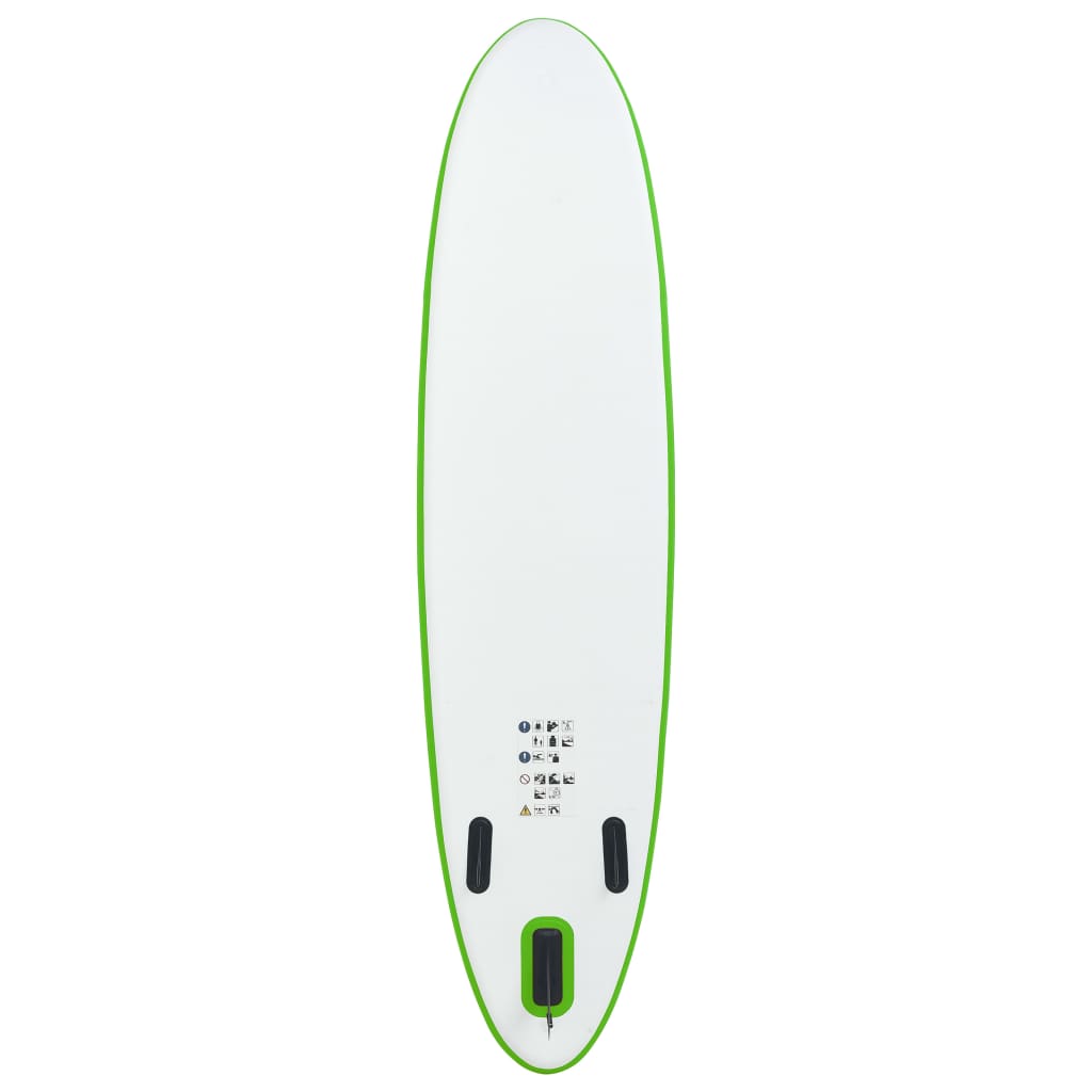 Set Tavola Gonfiabile da SUP Verde e Bianco