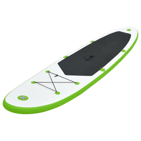 Set Tavola da SUP Gonfiabile Verde e Bianco