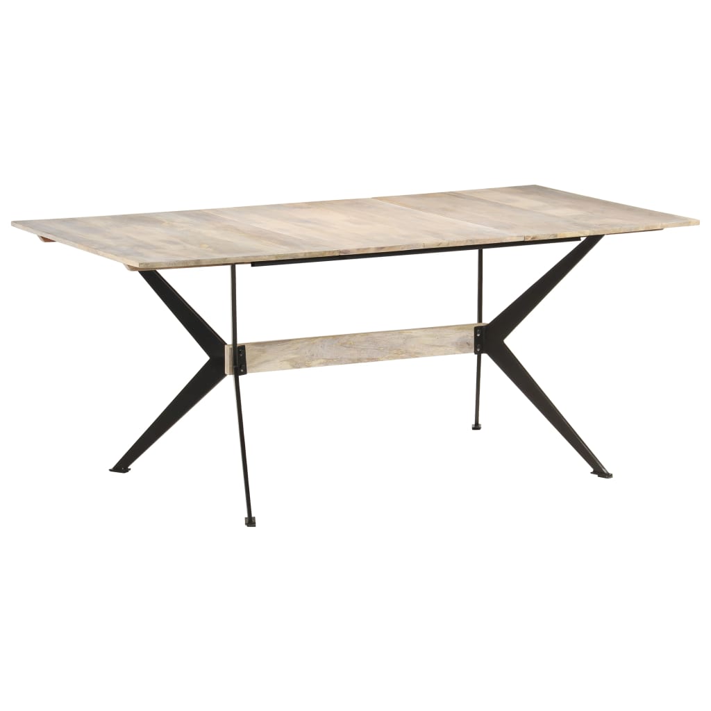 Tavolo da Pranzo 180x90x76 cm in Legno Massello di Mango