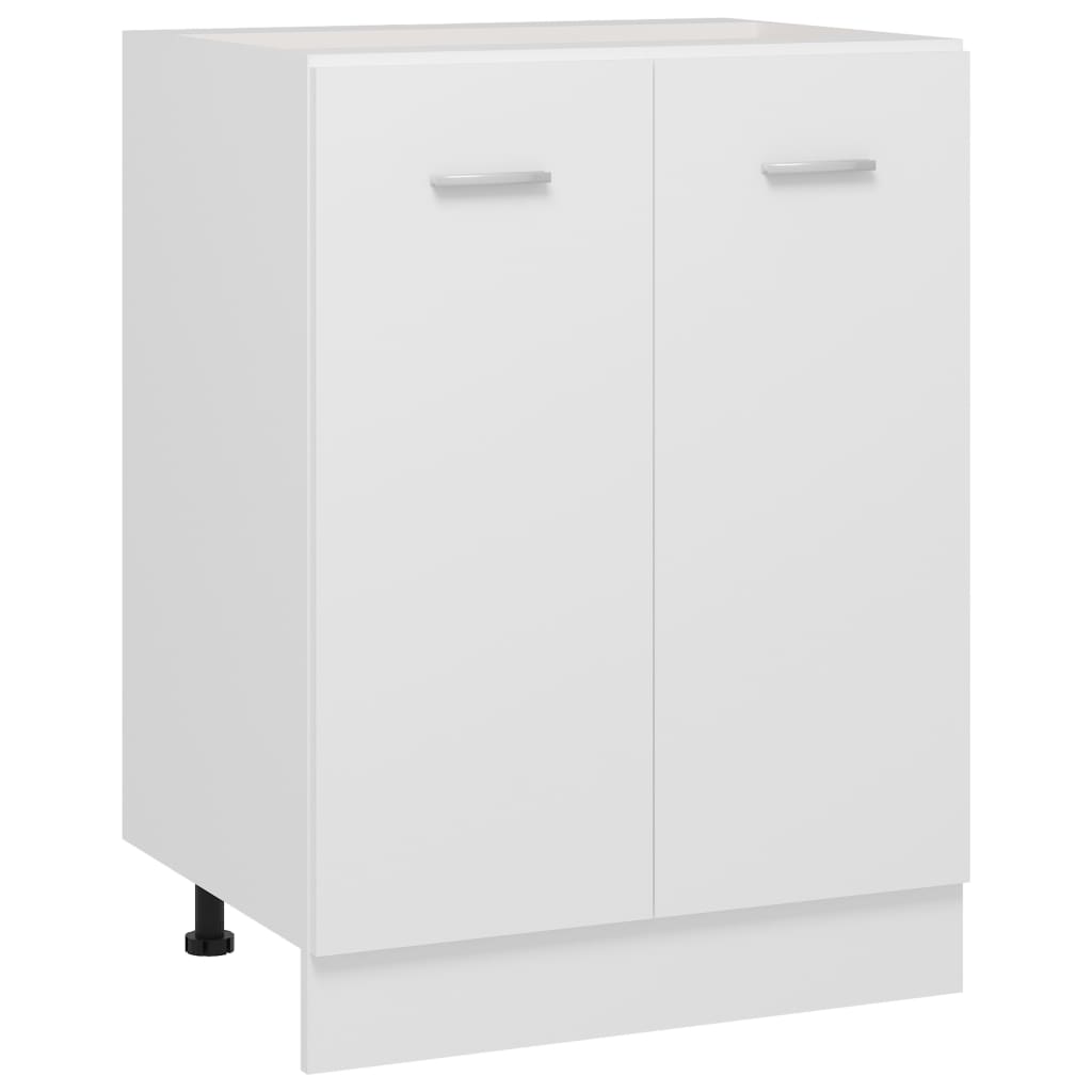 Armadio Inferiore Bianco 60x46x81,5 cm in Legno Multistrato