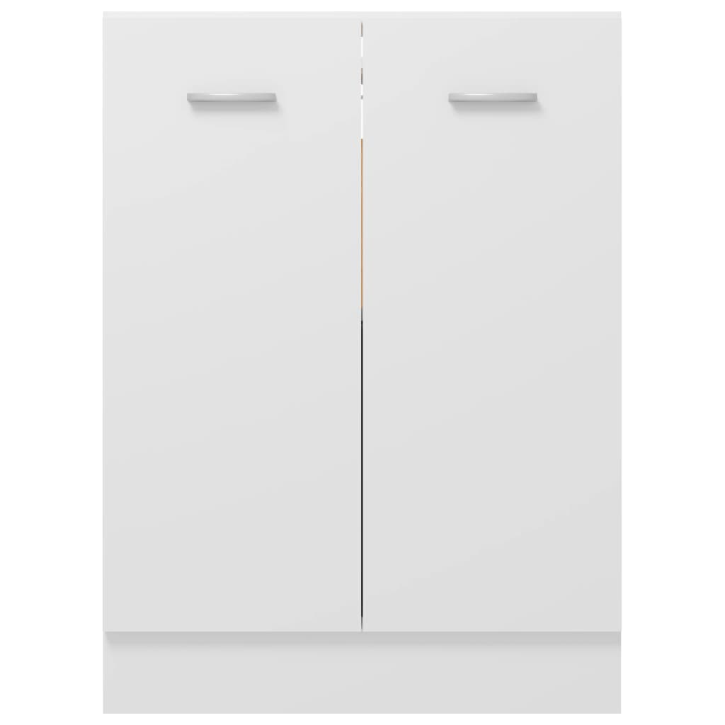 Armadio Inferiore Bianco 60x46x81,5 cm in Legno Multistrato