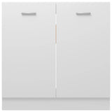 Mobile Sottolavello Bianco 80x46x81,5 cm Legno Multistrato