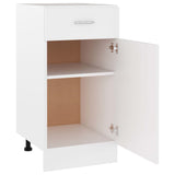 Armadio Inferiore Cassetto Bianco 40x46x81,5 Legno Multistrato