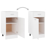 Armadio Inferiore Cassetto Bianco 40x46x81,5 Legno Multistrato