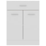 Armadio Inferiore con Cassetto Bianco 60x46x81,5 cm Multistrato