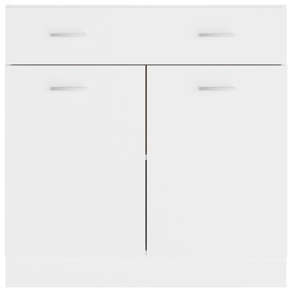 Mobile Inferiore Cassetto Bianco 80x46x81,5cm Legno Multistrato