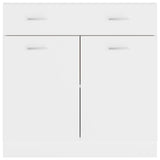 Mobile Inferiore Cassetto Bianco 80x46x81,5cm Legno Multistrato