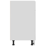 Armadio Inferiore Cassetto Bianco Lucido 80x46x81,5 Multistrato