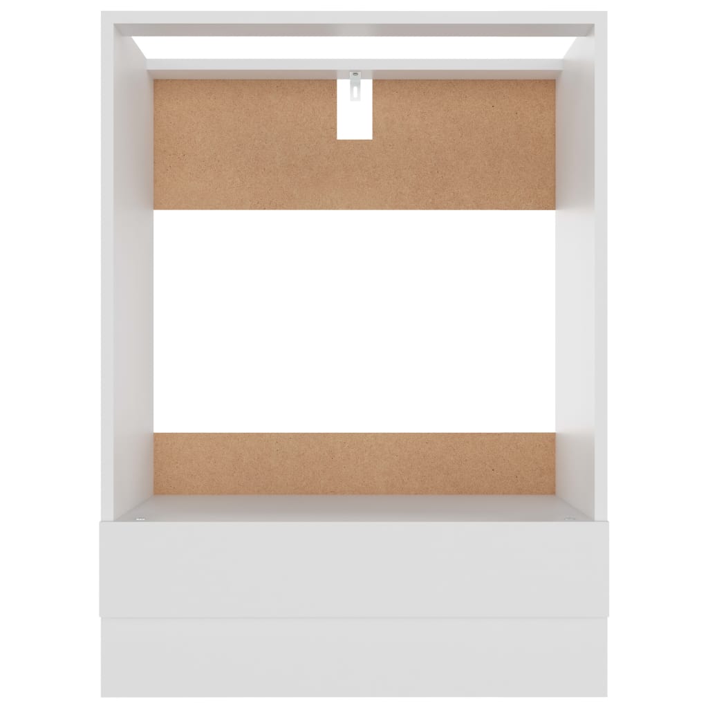 Armadio per Forno Bianco 60x46x81,5 cm in Legno Multistrato