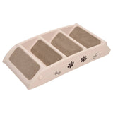 Scala Pieghevole per Cani Crema 62x40x49,5 cm