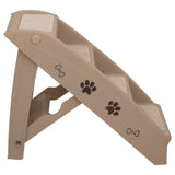 Scala Pieghevole per Cani Marrone 62x40x49,5 cm