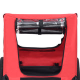 Red and Black Pet Bike Trailer