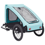 Blue and Black Pet Bike Trailer