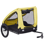 Yellow and Black Pet Bike Trailer