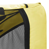 Yellow and Black Pet Bike Trailer