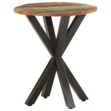 Tavolino di Servizio 48x48x56 cm in Legno Massello di Recupero