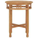 Tavolo da Bistrot Ø60x75,5 cm in Legno Massello di Teak