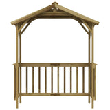 Capanno per Barbecue 163,5x93x210 cm in Pino Impregnato