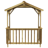 Capanno per Barbecue 163,5x93x210 cm in Pino Impregnato